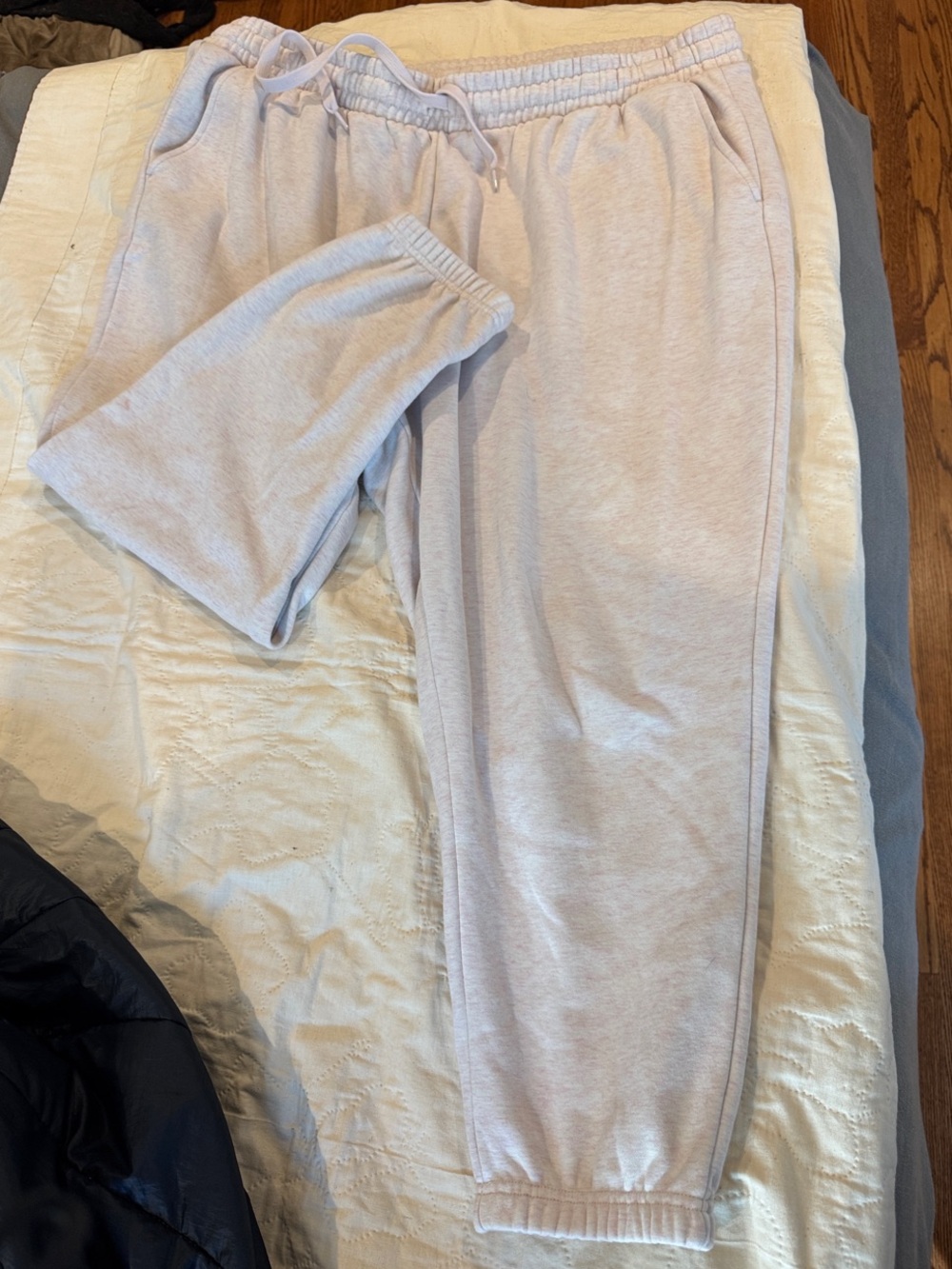 Light Pink-Gray Cozy Sweatpants